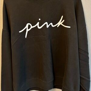 PINK Victoria's Secret Black Sweatshirt